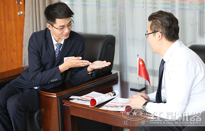 合作共贏，來廠客戶物料展示