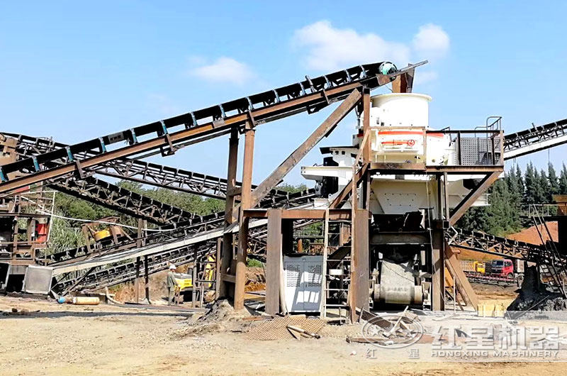 制砂機(jī)成品粒型好，成品多用于建筑工程，道路基建